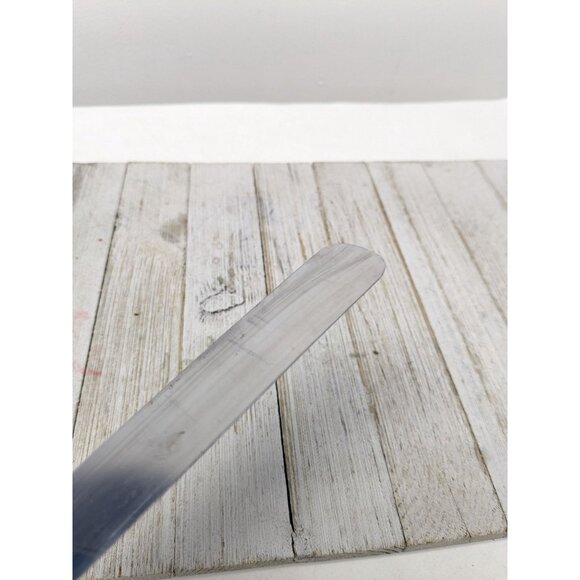 Vintage Household Stainless Spatula icing cake White Cornflower Blue Floral Hand - Picture 9 of 9